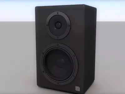 3D Sub-woofer for your game Low-poly 3D model