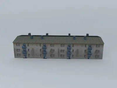 Caprag older residential building Free 3D model