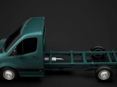 Mercedes Sprinter Chassis Single Cab L2 FWD 2020 3D model