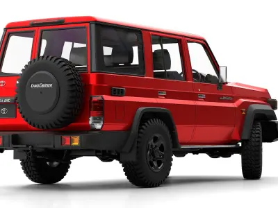 2024 Toyota Land Cruiser LC76 3D model