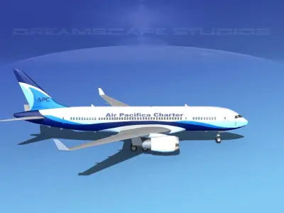 Boeing 787-8 Air Pacifica Charter 3D model