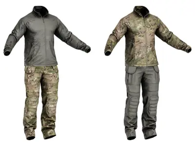UFPRO UNIFORM Low-poly 3D model