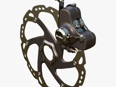 Bicycle Disc Brake System M1 3D model
