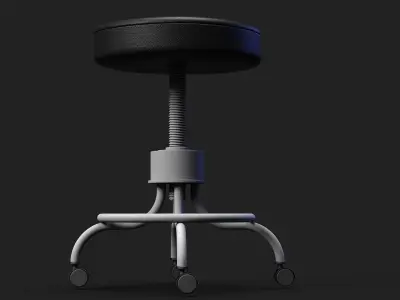Doctors Chair Free 3D model