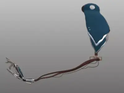 Cyber Arm Low-poly 3D model