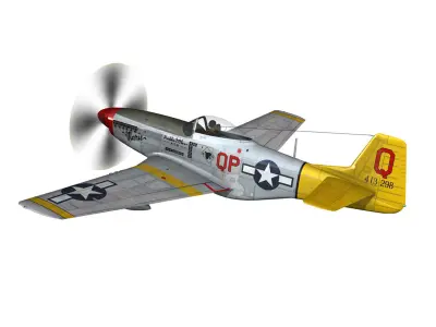 North American P-51D Mustang - Marie 3D model
