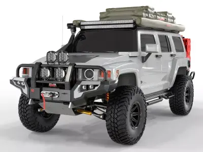 Hummer h3 Ecotechne Edition  3D model