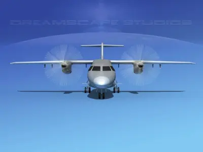 Dornier 328-130 Bare Metal 3D model