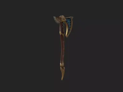 axe 3D Model 012 Low-poly 3D model