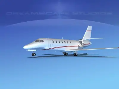 Cessna C680 Citation Soveriegn V10 3D model