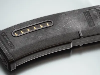 Magpul Emag 30 Magazine Low-poly 3D model