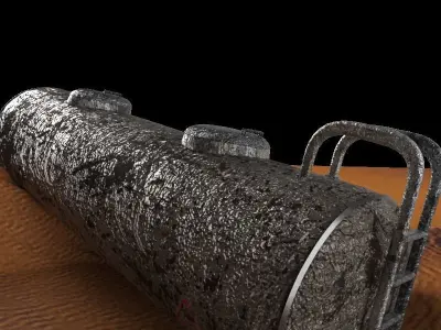 Fuel Tank Exploded 3D model