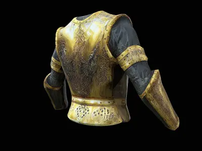 Golden Armor 3D model