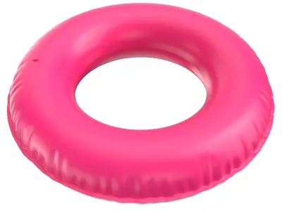 Detailed Inflatable Pool Toy 3D model