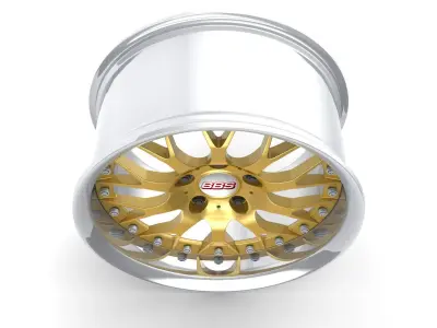 BBS 42 Style Wheels 3D model