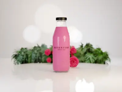 3D Juice bottle 3D model