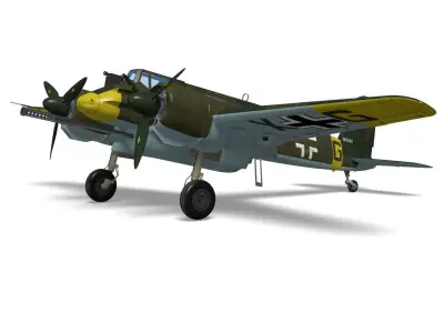 henschel hs129b3 3D model