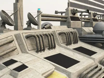 CDF Horrock Support Frigate 3D model