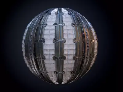 Sci-Fi Military Seamless PBR Texture 44 Texture