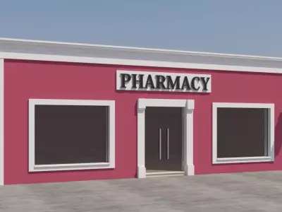 Mexican Pharmacy 3D model
