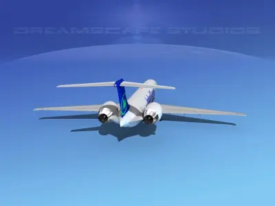 McDonnell Douglas MD-90 Iceland Express 3D model