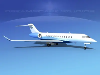 Global Express 6000 V08 3D model
