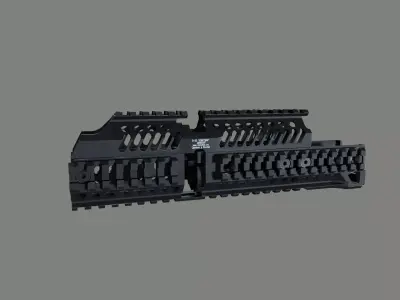 AK B-30 Zenit handguard  Low-poly 3D model
