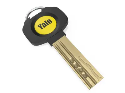 Door Lock Keys Collection 3 3D model