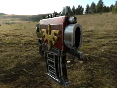 Belial s Storm Bolter Free low-poly 3D model