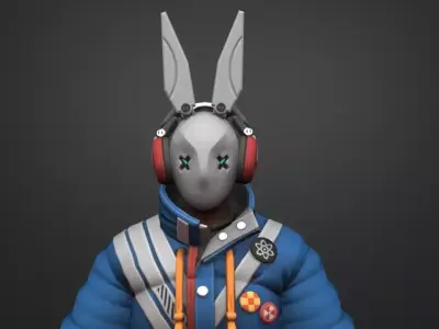 jet default 3D model