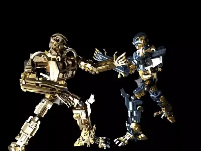 Human Mech Robot 3D model