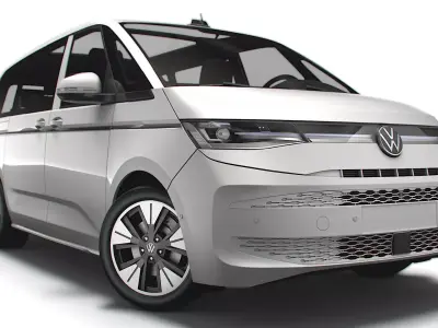Volkswagen T7 Multivan TDI Long 2023 3D model