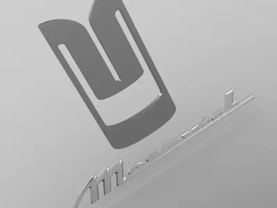 moskvich logo 3D model