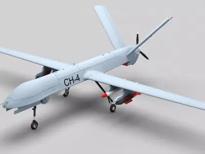 PLA CH-4 UAV 3D model