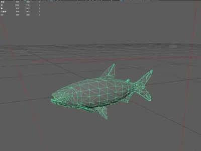 Tetra Low-poly 3D model