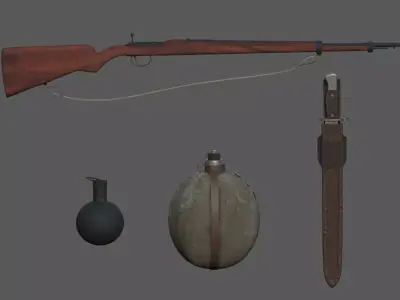 Weapon Equipment 3D model