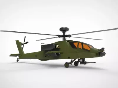 AH-64 Apache Army 3D model