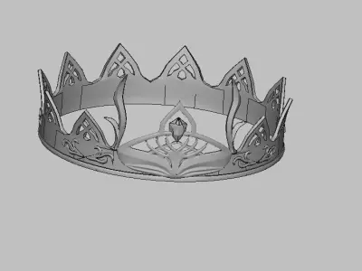 Fantancy crown Tiara 3D print model