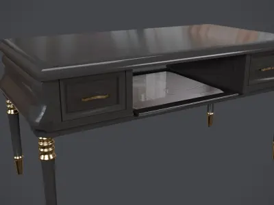 Desk 3D model purchase