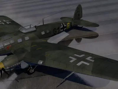 Heinkel He-111H-3 3D model
