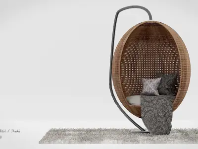 Hanging Chair free Free 3D model
