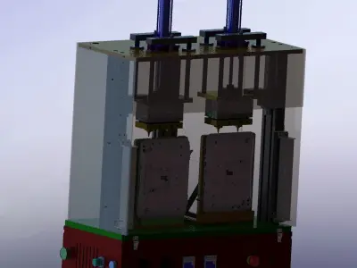 Hot melt glue machine 3D model