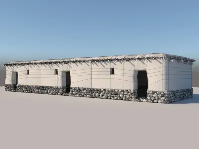 Neolithic structure 3D model