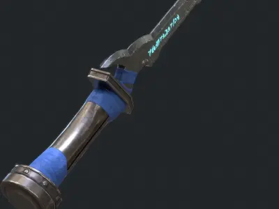 Fantasy Stylish- Dagger of Faith Low-poly 3D model