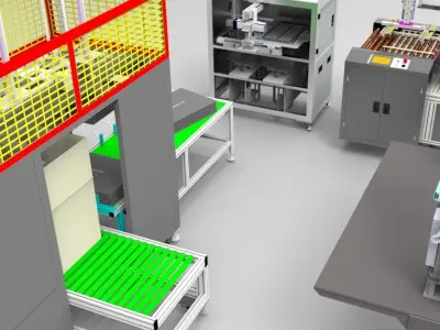 Feeding machine Assembly 3D model