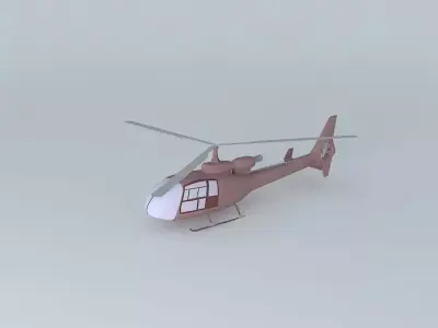 Aerospatiale 342 Gazelle Free 3D model