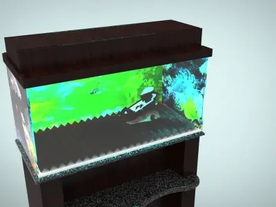 Aquarium 150 L 3D model