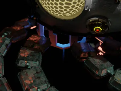 Sci-Fi Octopus 3D model