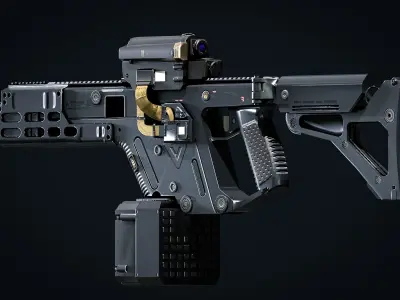 Kriss Vector Gen 2 Game ready model  Low-poly 3D model