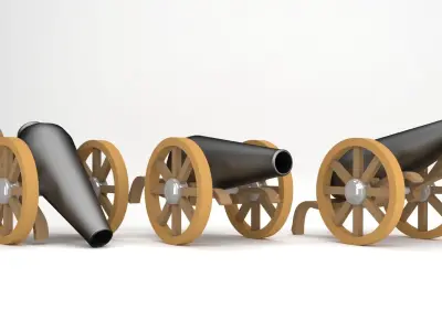 Cannon 3D model